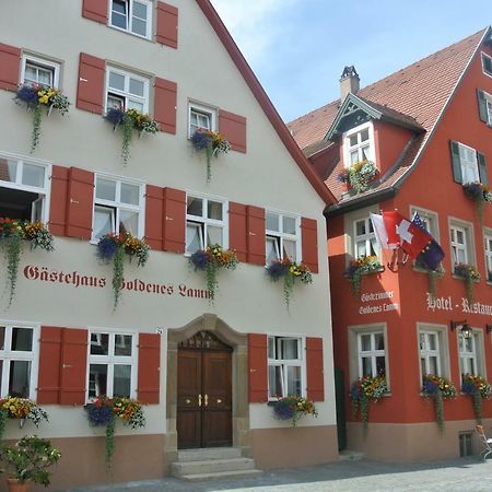 Hotel-Restaurant Goldenes Lamm 딘클스버 외부 사진