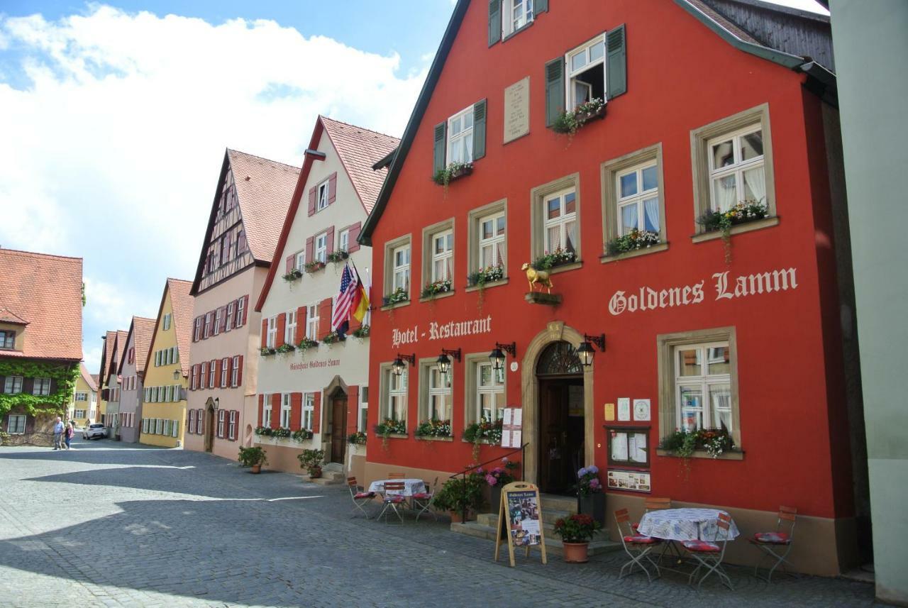 Hotel-Restaurant Goldenes Lamm 딘클스버 외부 사진